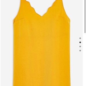 TopShop Scallop Silk Mini Slip Dress